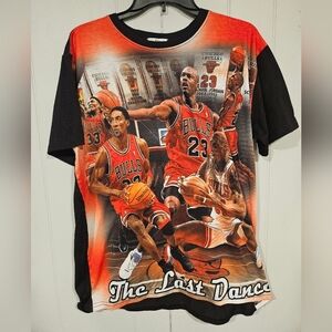 VTG King The Last Dance XL T-Shirt Michael Jordan, Pippen, Rodman Chicago Bulls